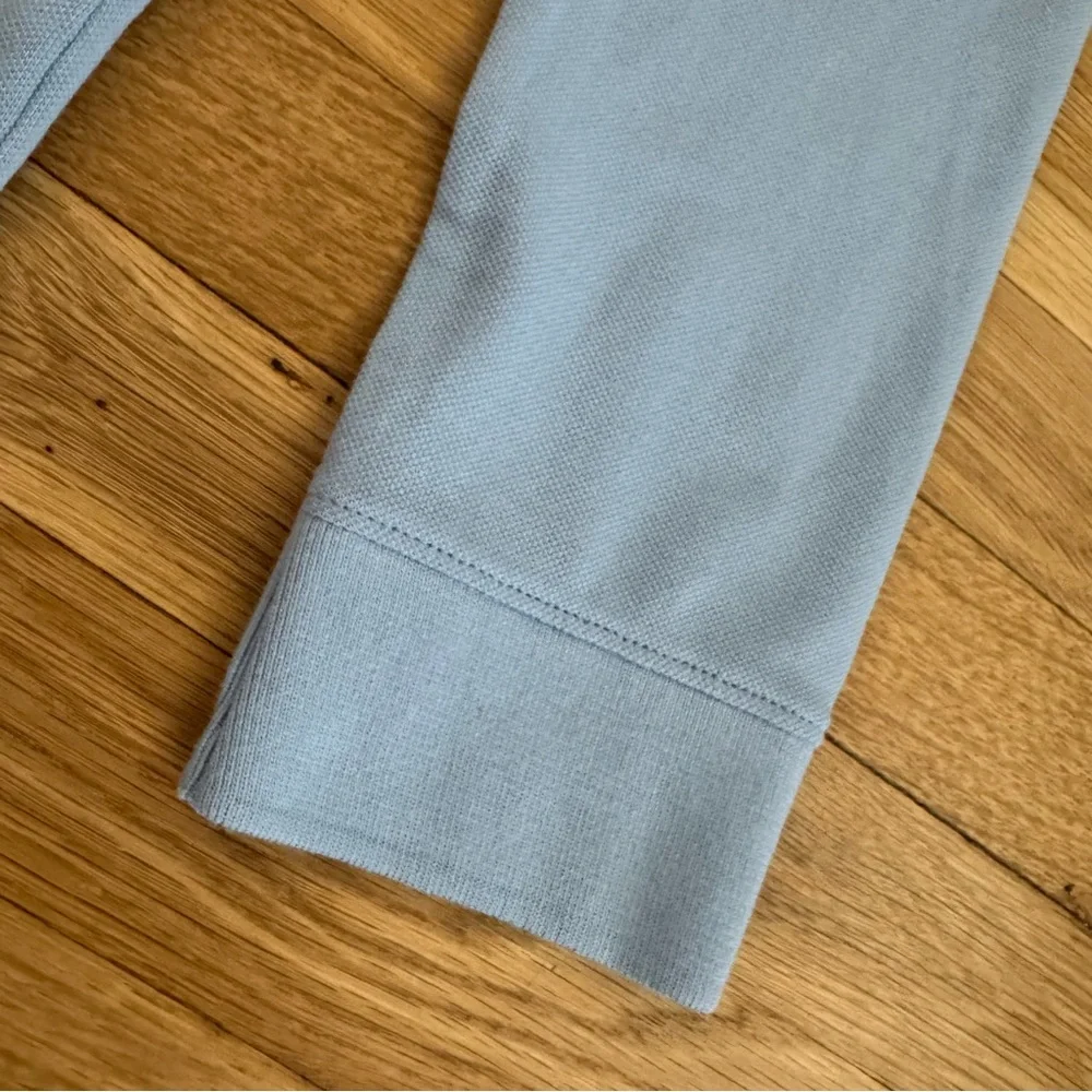 Old Navy Uniform Pique Long Sleeves Polo Shirt for Girls in Light Blue